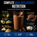 Keto Science, Batido Cetogénico Para Comidas Sabor Crema de chocolate 581 g (20,49 oz)