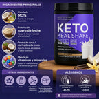 Keto Science Batido cetogénico Crema de vainilla 590.8 g (20,83 oz)