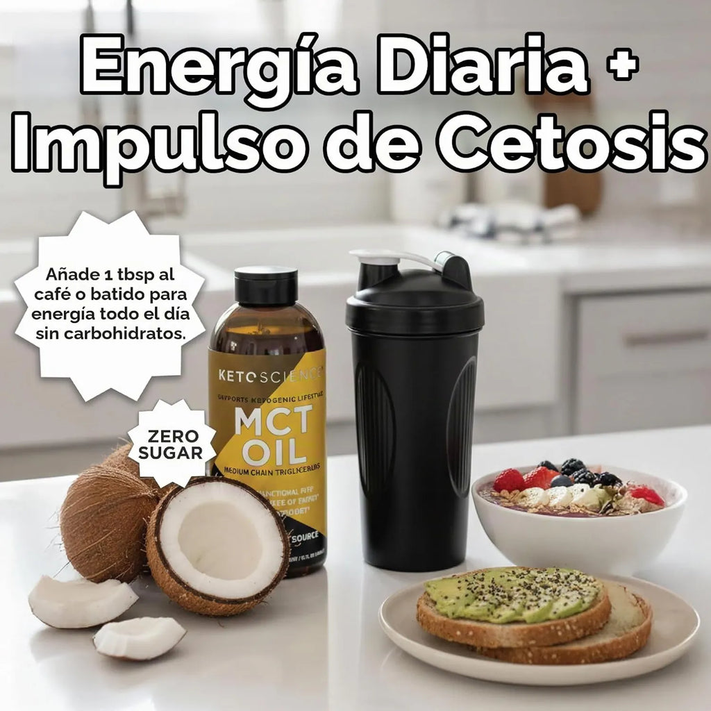 Keto Science, Aceite de MCT, 443 ml (15 oz. líq.)