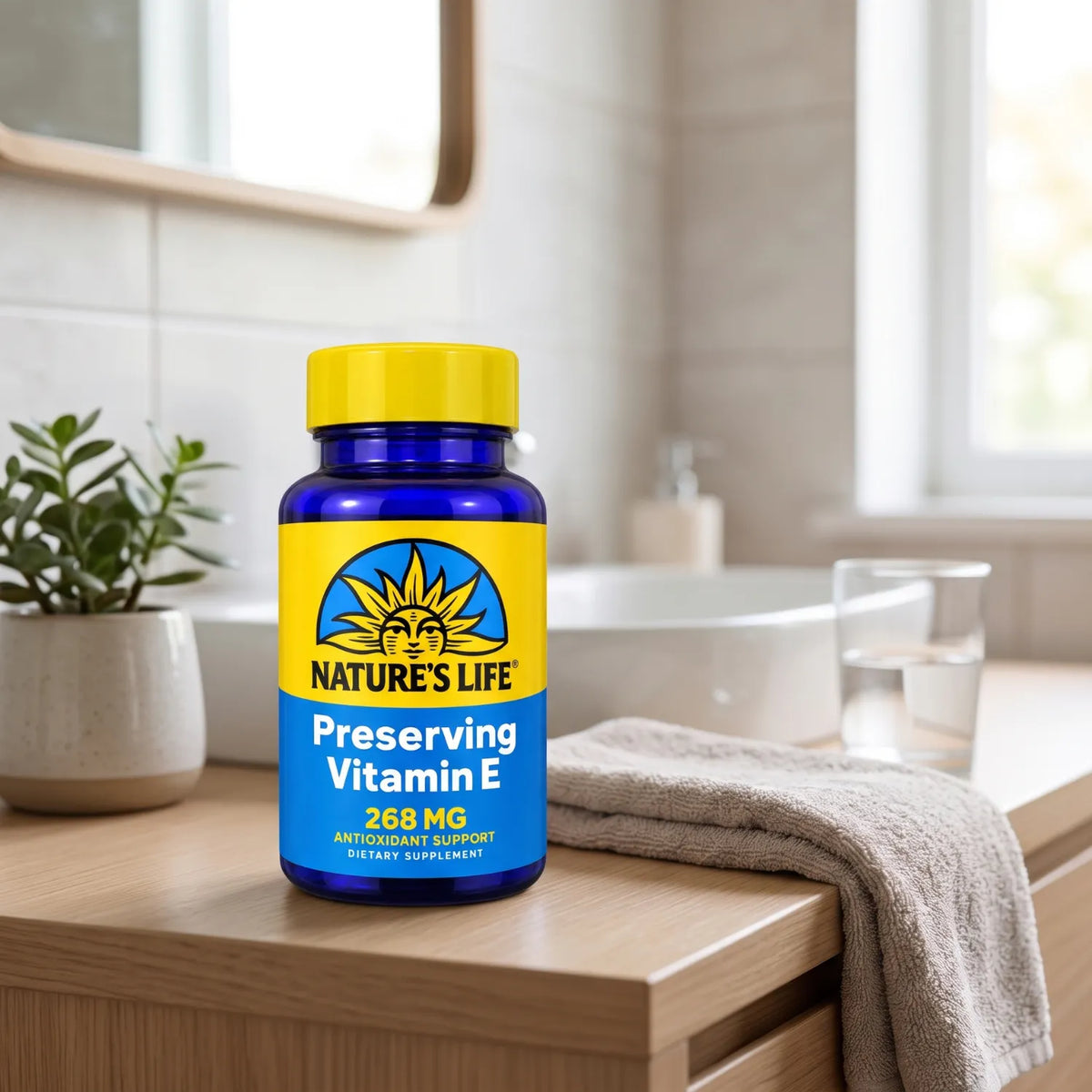 Nature's Life Vitamina E 268 mg 100 Cápsulas Blandas | Antioxidante y apoyo cardiovascular y de la piel | Con d-Alfa Tocoferol Natural y Tocoferoles Mixtos | Suplemento alimenticio
