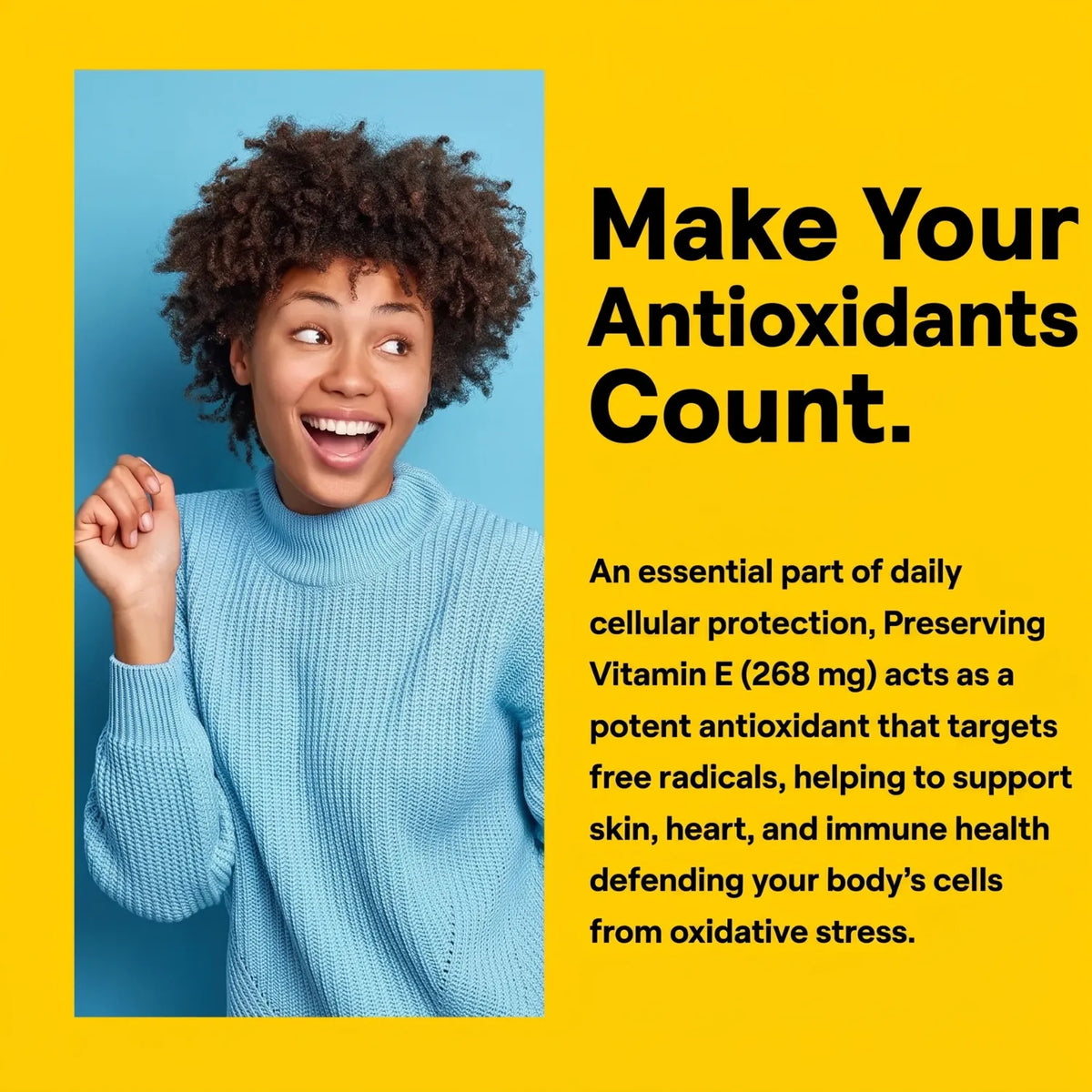 Nature's Life Vitamina E 268 mg 100 Cápsulas Blandas | Antioxidante y apoyo cardiovascular y de la piel | Con d-Alfa Tocoferol Natural y Tocoferoles Mixtos | Suplemento alimenticio