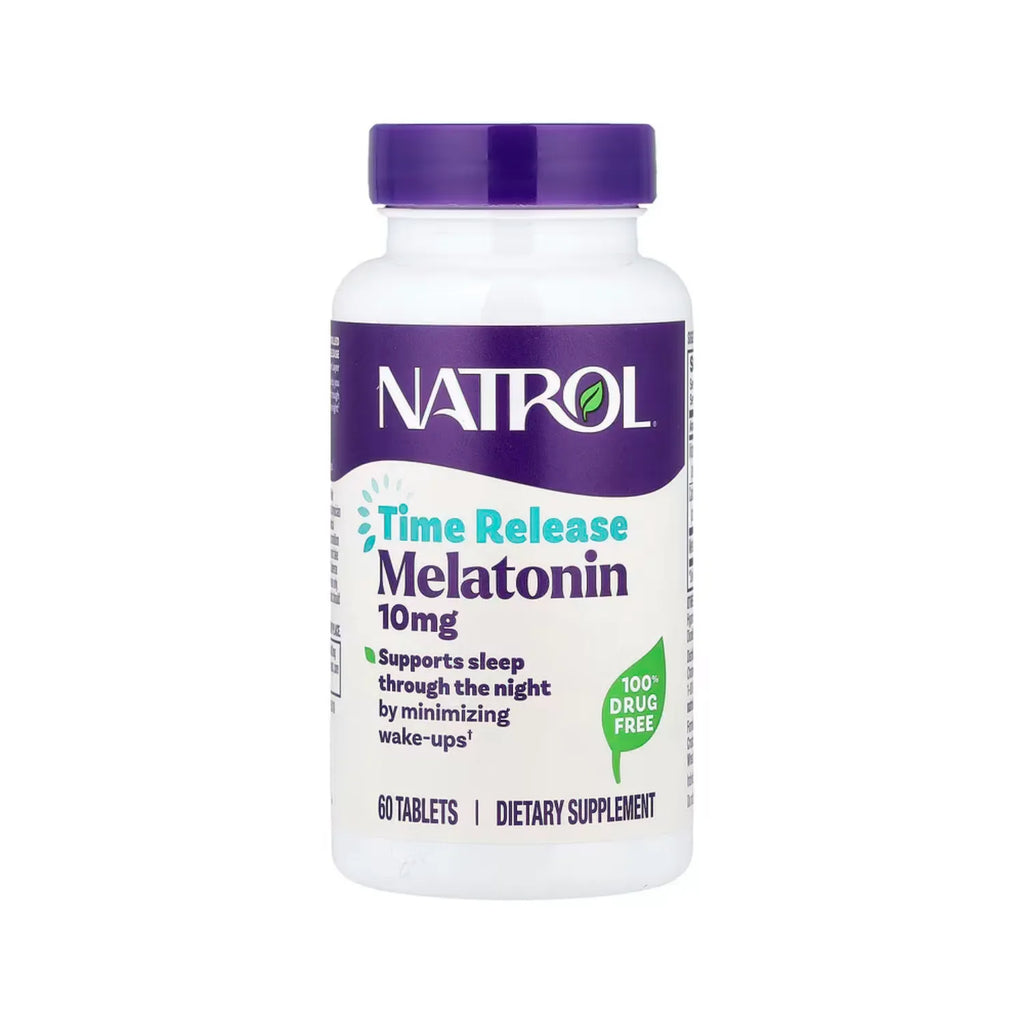 Natrol Melatonina  Liberación Prolongada 10mg Con 60 Tabletas