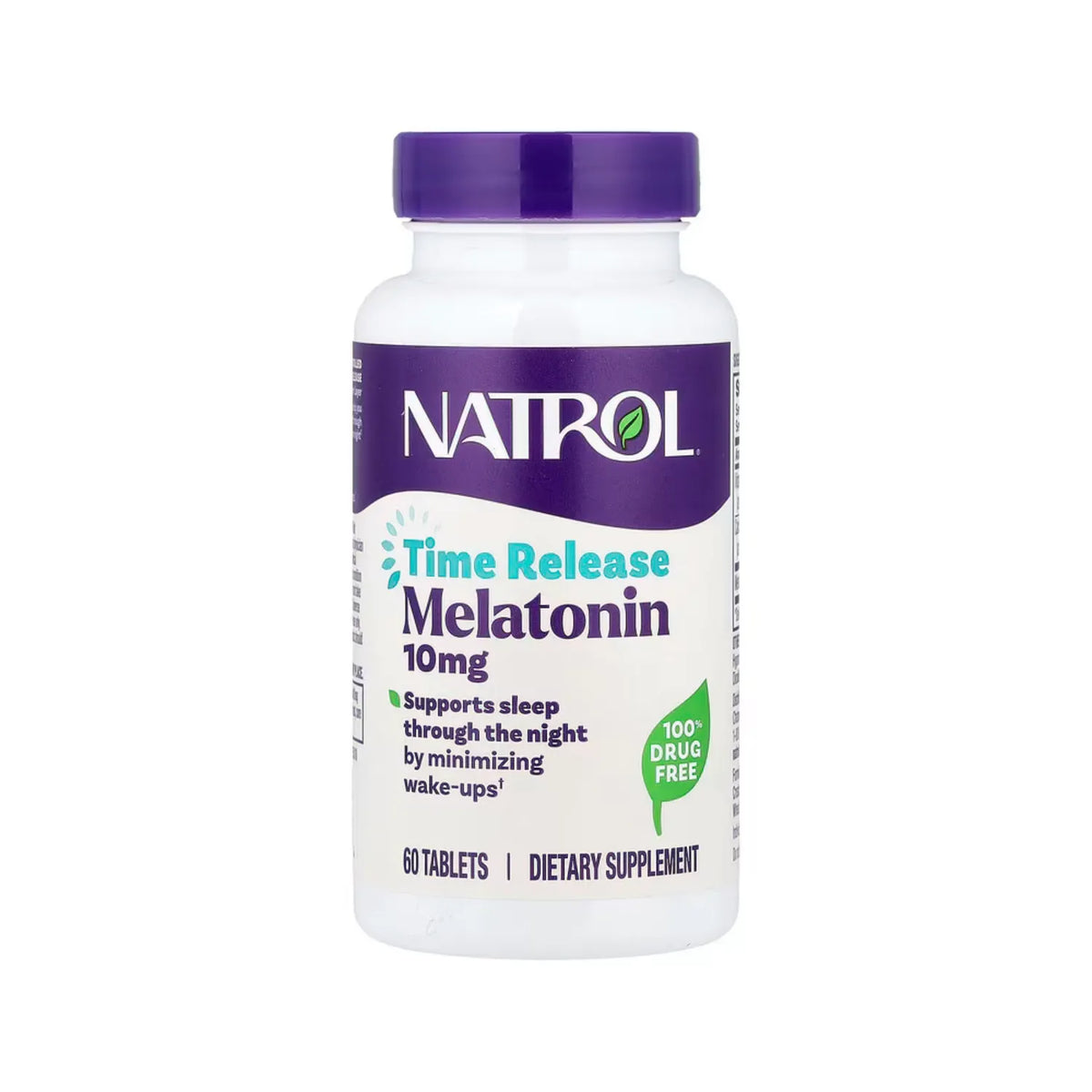 Natrol Melatonina  Liberación Prolongada 10mg Con 60 Tabletas