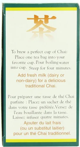 Uncle Lee's Tea | Organic Chai Green Tea with Lemongrass | 18 Bolsitas | Té Verde Orgánico | Infusión Herbal