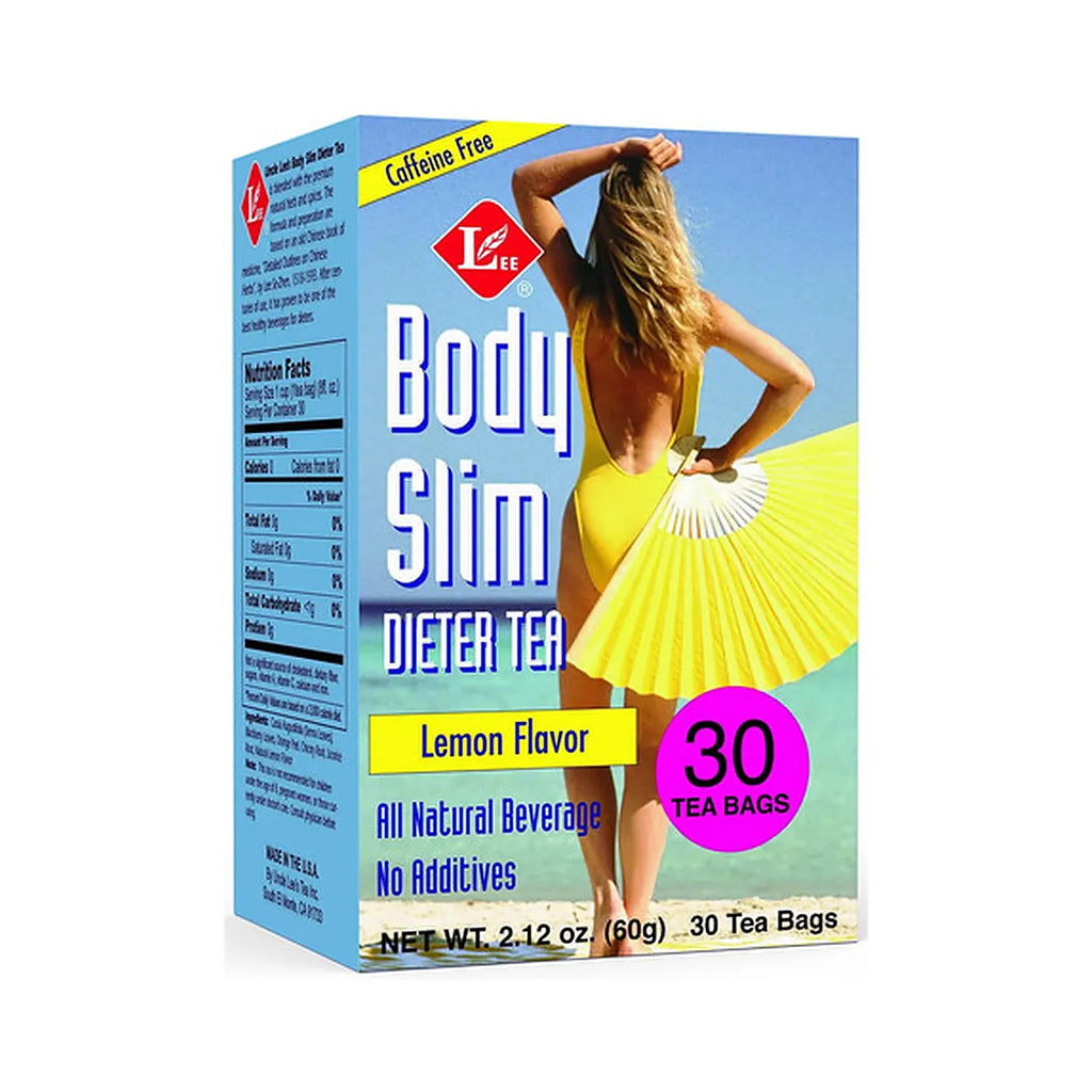 Uncle Lee's Tea Body Slim Dieter | Té Herbal Sabor Limón | 30 Bolsitas | Sin Cafeína