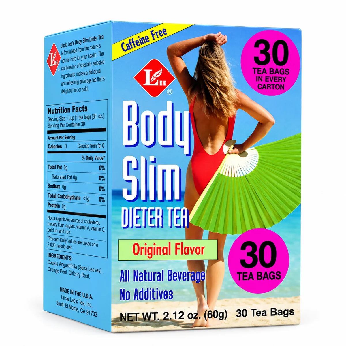 Uncle Lee's Tea Body Slim Balance Original | 30 Bolsitas | Infusión Herbal | Sin Cafeína