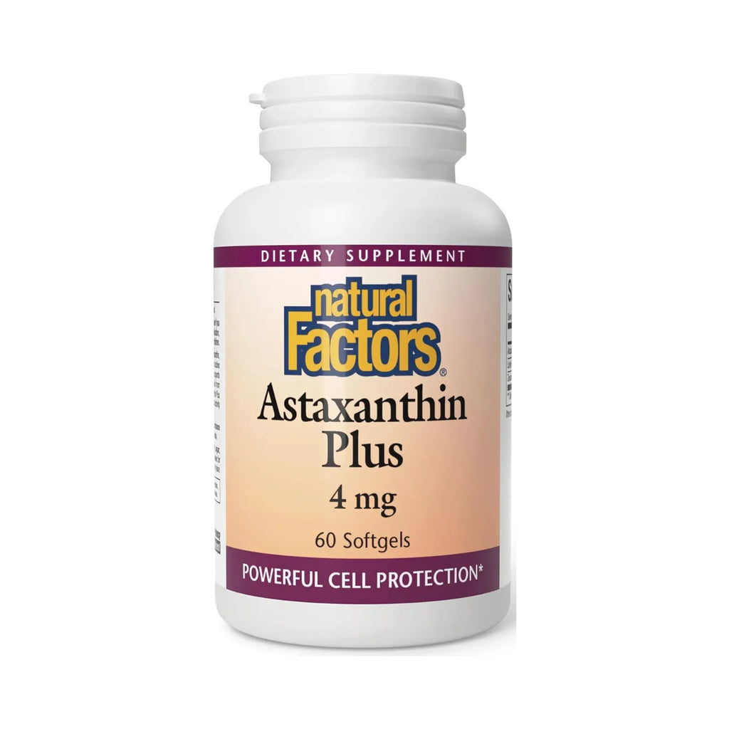 Natural Factors Astaxanthin Plus 4 mg 60 Cápsulas Blandas