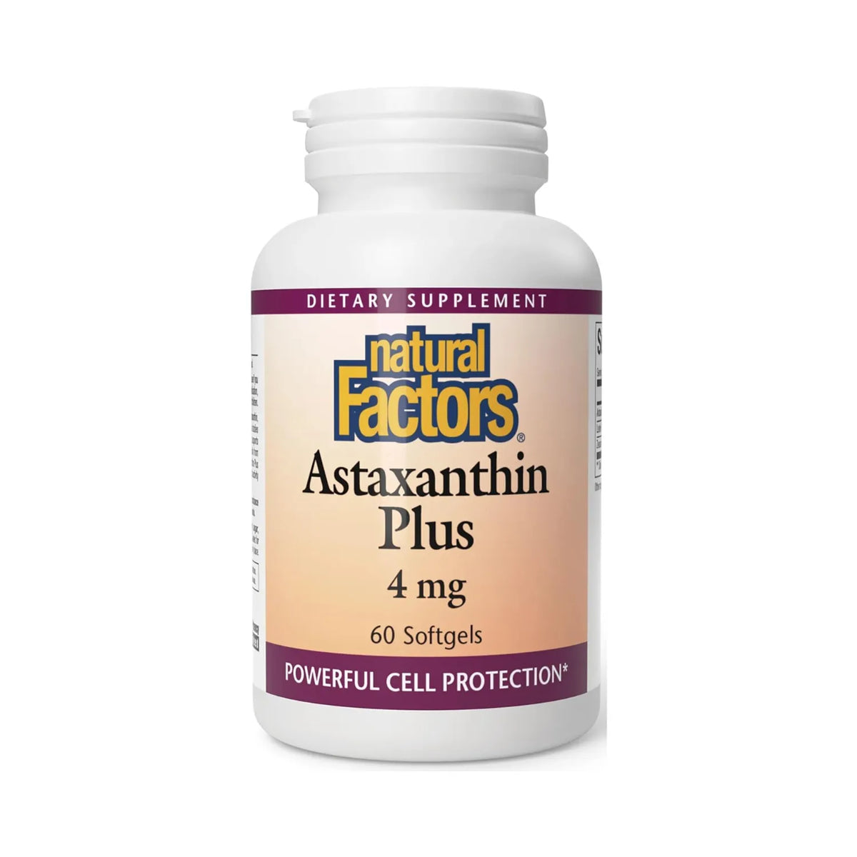 Natural Factors Astaxanthin Plus 4 mg 60 Cápsulas Blandas