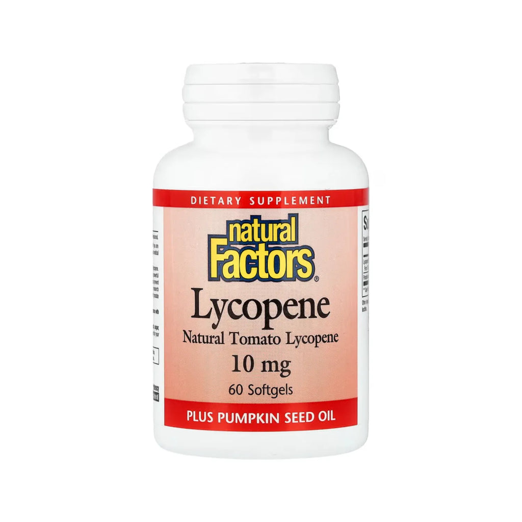 Natural Factors Lycopene 10 mg 60 Cápsulas Blandas