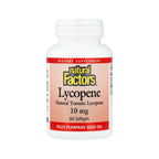 Natural Factors Lycopene 10 mg 60 Cápsulas Blandas