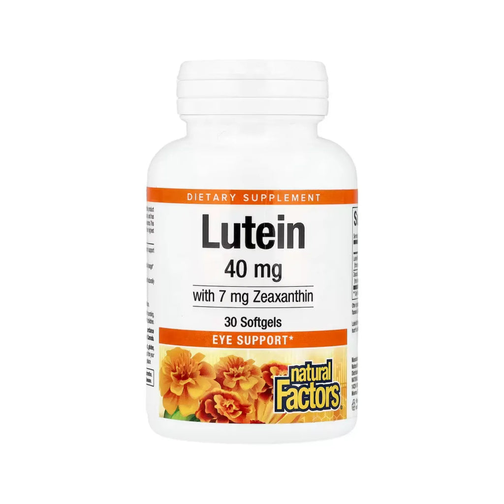 Natural Factors Lutein 40 mg 60 Cápsulas Blandas