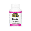 Natural factors Biotin 5,000 mcg 60 cápsulas