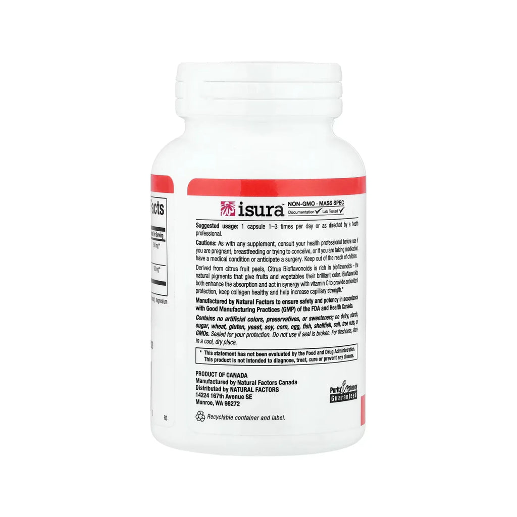 Natural Factors Citrus Bioflavonoids 650 mg 90 Cápsulas