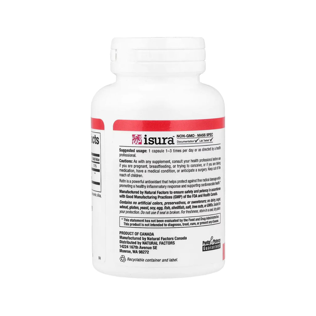 Natural Factors Rutin 250 mg 90 Cápsulas