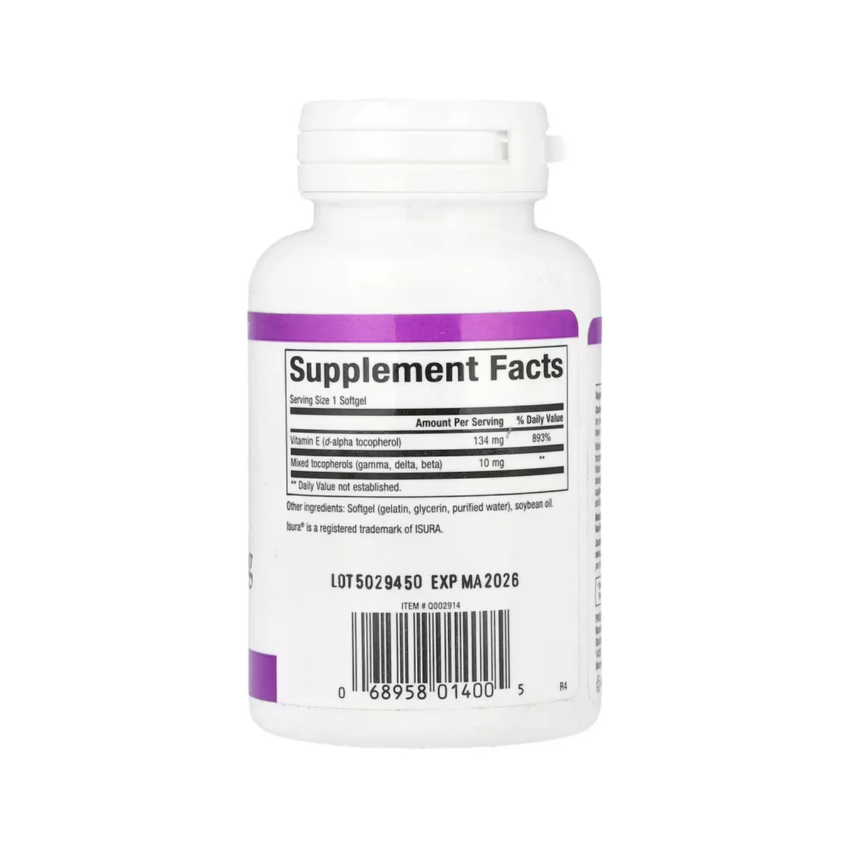 Natural Factors Vitamina E mixta 134 mg (200 UI) 90 Cápsulas Blandas