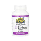 Natural Factors Vitamina E mixta 134 mg (200 UI) 90 Cápsulas Blandas