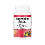 Natural Factors Magnesium Citrate 450 mg Con 90 Cápsulas