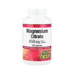 Natural factors Magnesium Citrate (450 mg por servicio) Con 360 Cápsulas