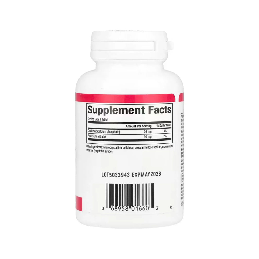Natural Factors Citrato de Potasio 99 mg Con 90 Tabletas