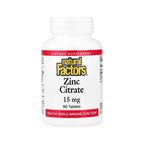 Natural Factors Citrato de Zinc 15 mg 90 Tabletas