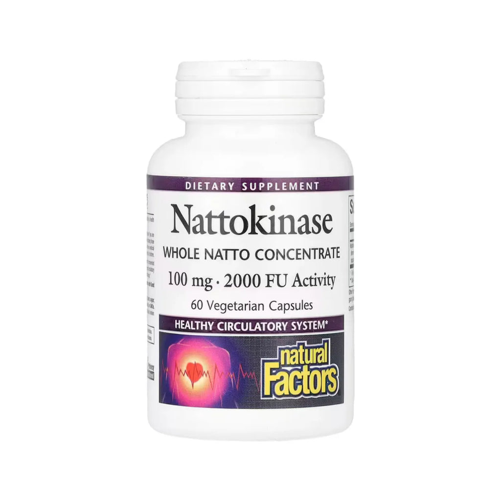 Natural Factors Natoquinasa 100 mg 60 Cápsulas Vegetales