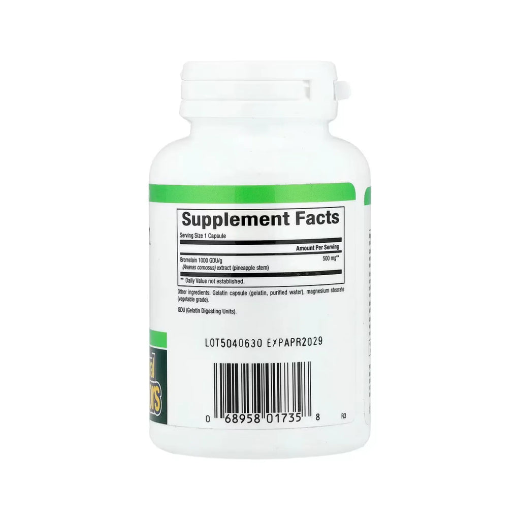 Natural Factors Bromelaína 500 mg 90 Cápsulas