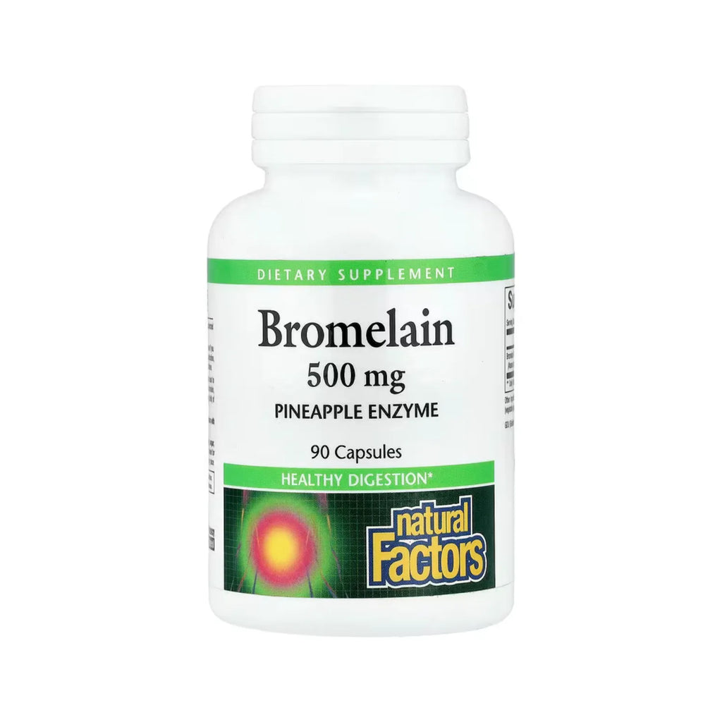 Natural Factors Bromelaína 500 mg 90 Cápsulas