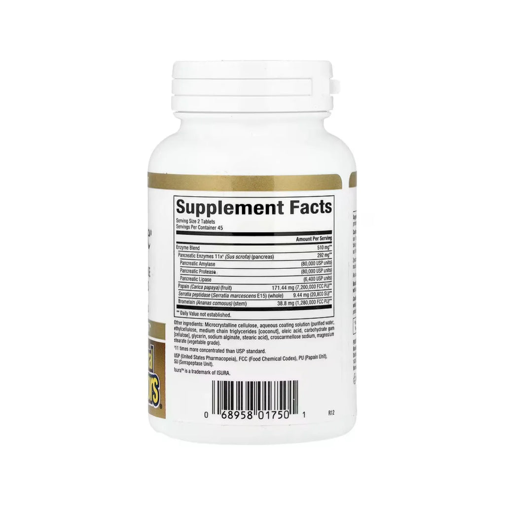 Natural Factors Double Strength Zymactive Con 90 Tabletas