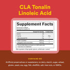 Natural Factors CLA Tonalin Linoleic Acid 1000 mg 60 Cápsulas Blandas