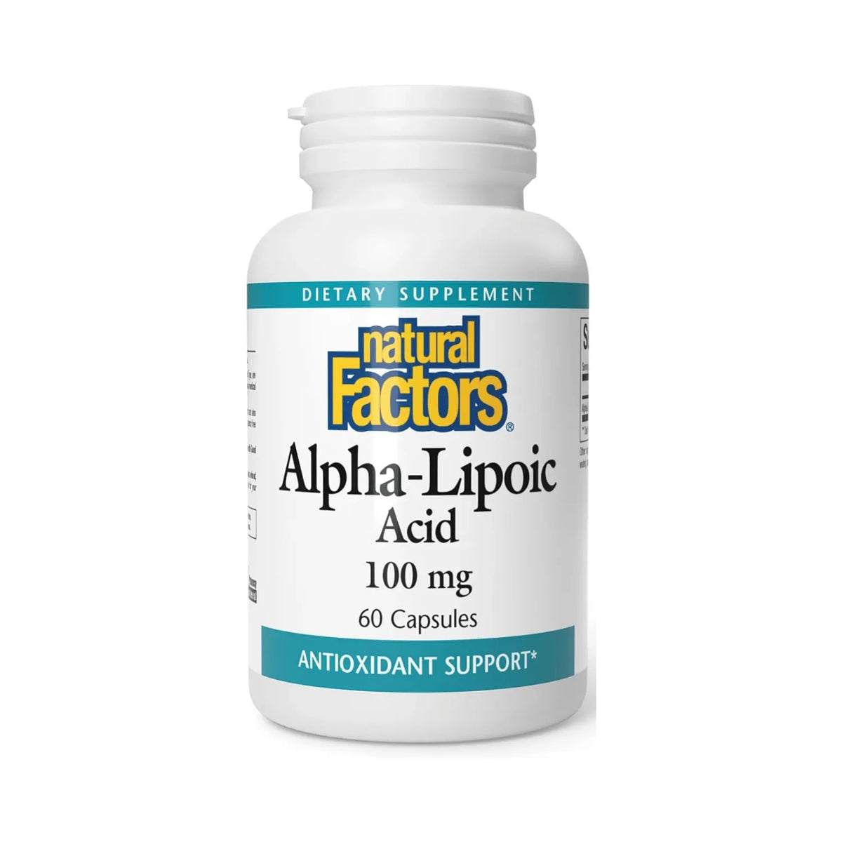 Natural Factors Alpha-Lipoic Acid 100 mg 60 Cápsulas
