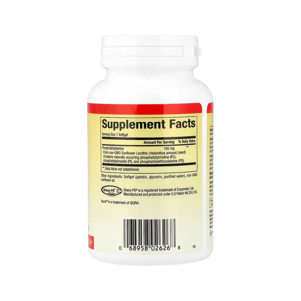 Natural Factors Phosphatidylserine 100 mg 120 Cápsulas Blandas