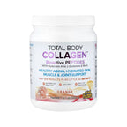 Natural Factors Total Body Collagen Bioactive Péptidos Bioactivos Sabor Naranja 500 g