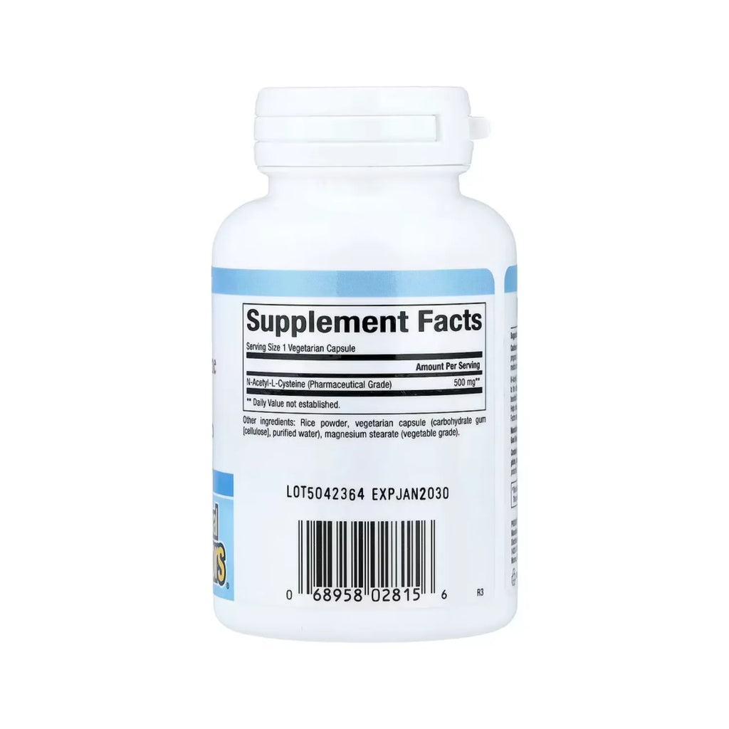 Natural Factors NAC N-acetil-L-cisteína 500 mg 90 Cápsulas