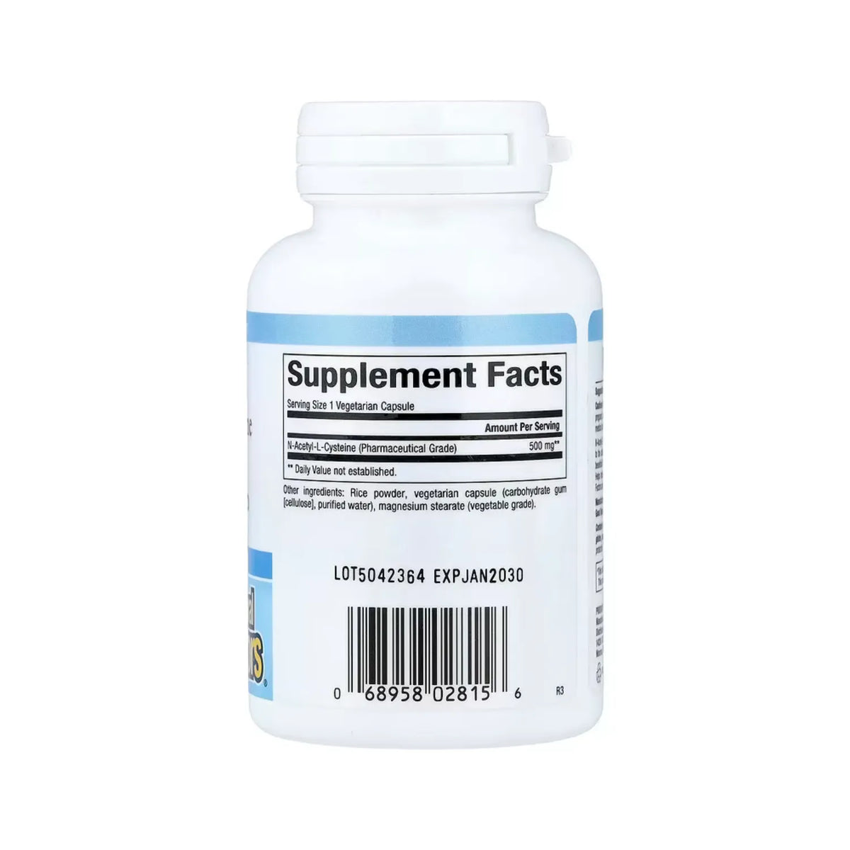 Natural Factors NAC N-acetil-L-cisteína 500 mg 90 Cápsulas