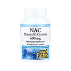 Natural Factors NAC N-Acetyl-L-Cysteine 600 mg 60 Cápsulas