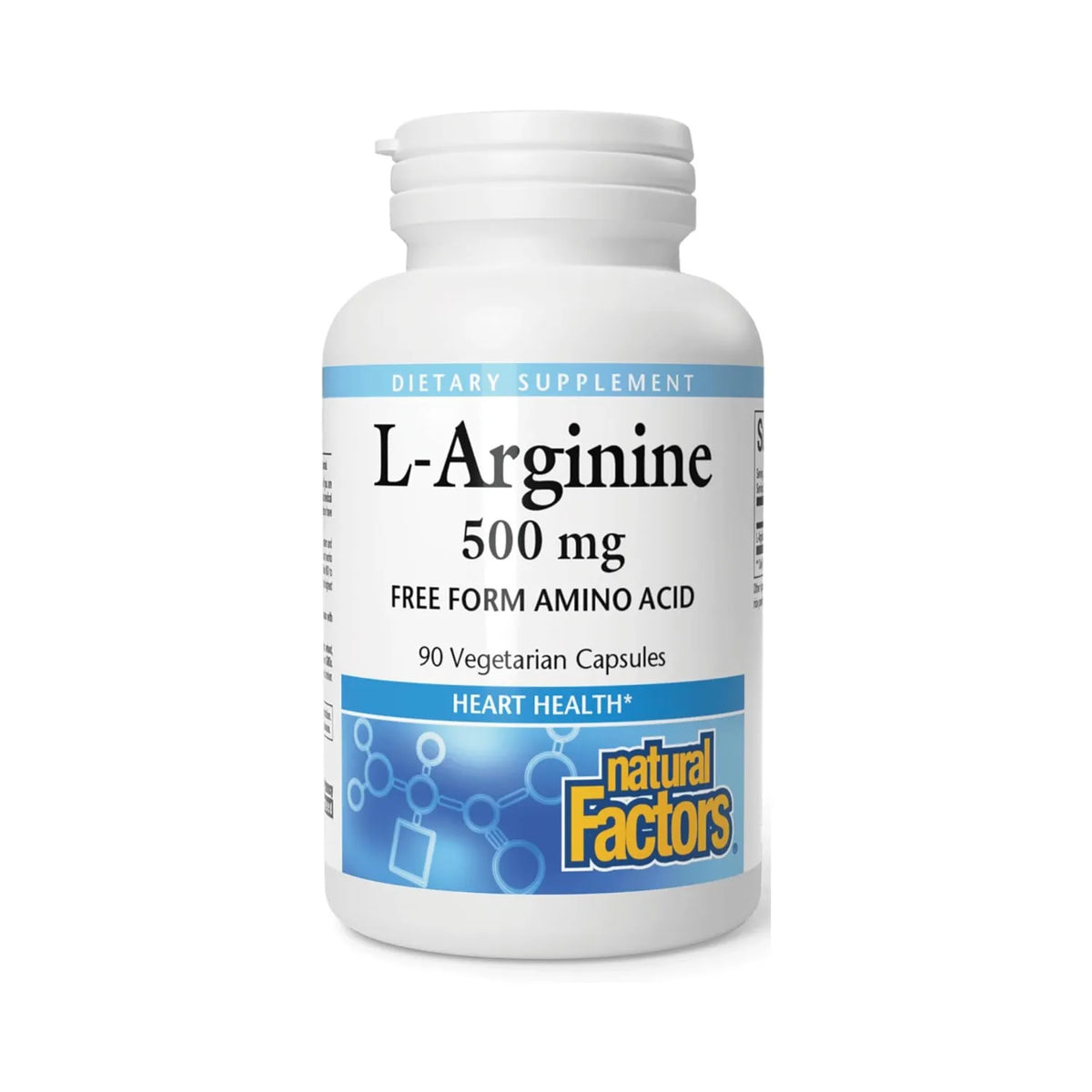 Natural Factors L-Arginine 500 mg 90 Cápsulas