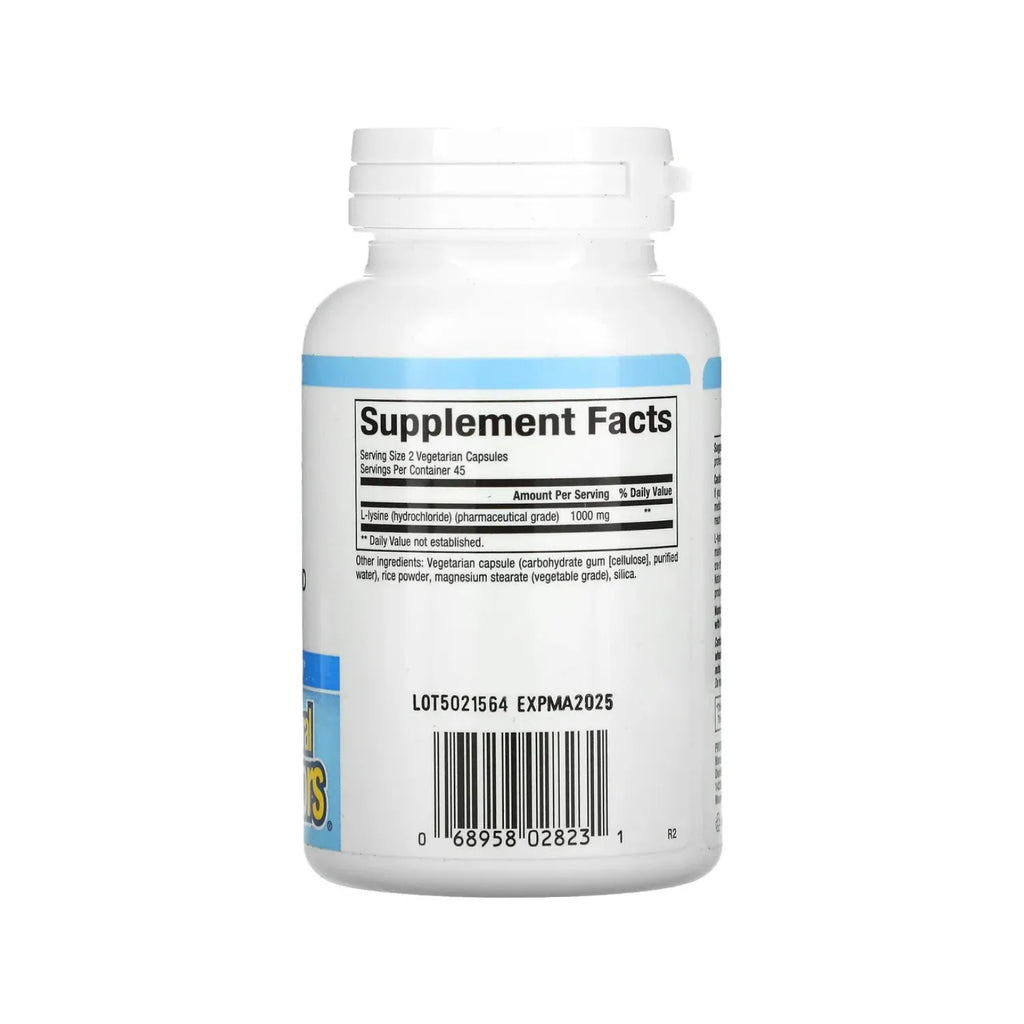 Natural Factors L-Lysine 500 mg 90 Cápsulas