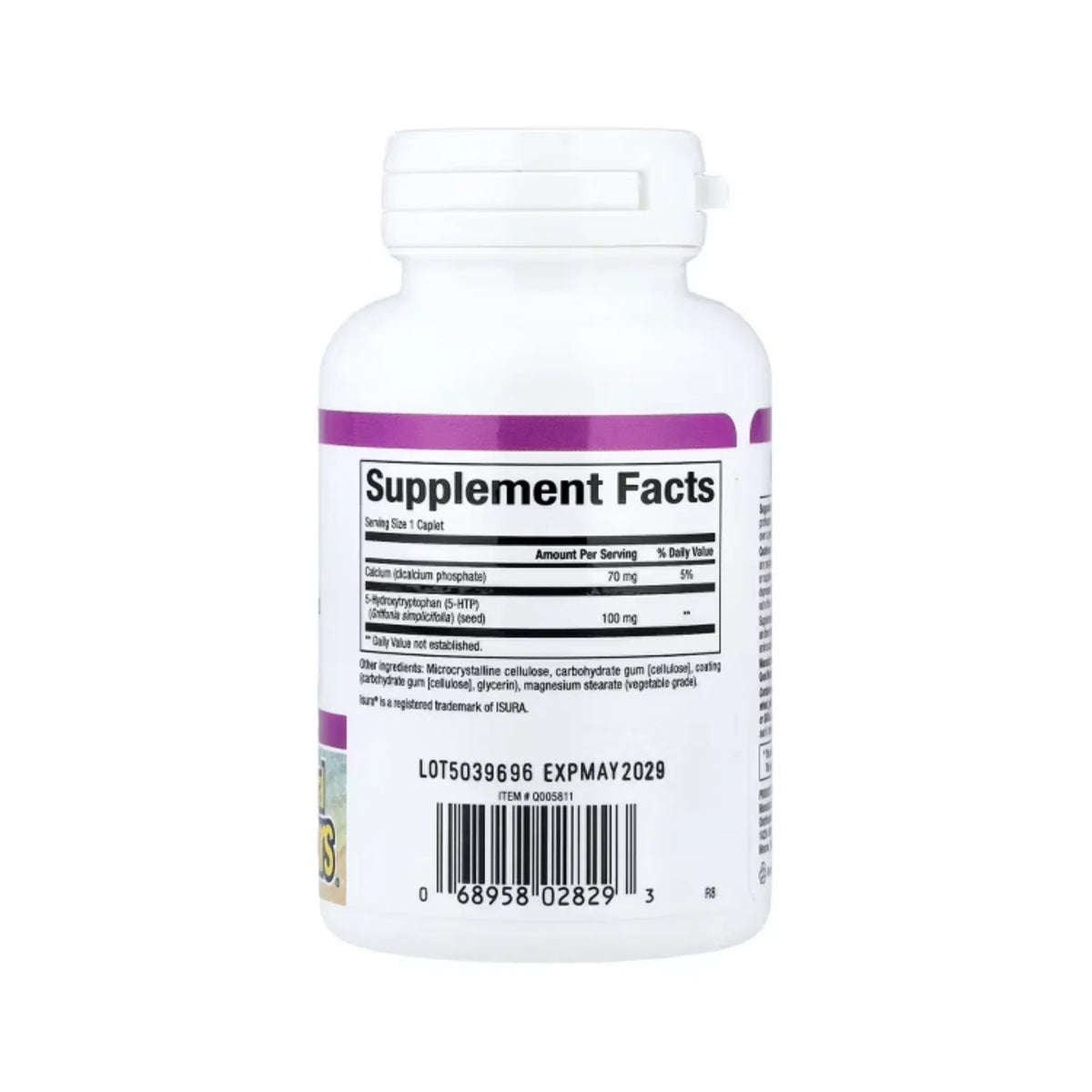 Natural Factors Stress-Relax 60 Tabletas de 100 mg  Apoyo al Sueño y Bienestar Emocional