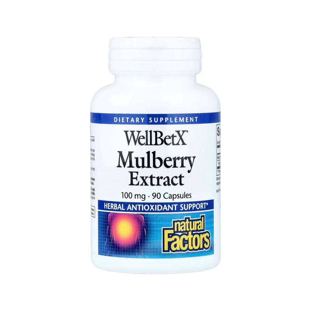Natural Factors WellBetX Extracto de Morera 100 mg 90 Cápsulas