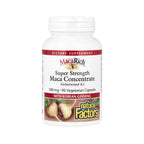 Natural Factors MacaRich Super Concentrado de Maca con Ginseng Coreano 500 mg 90 Cápsulas Vegetales