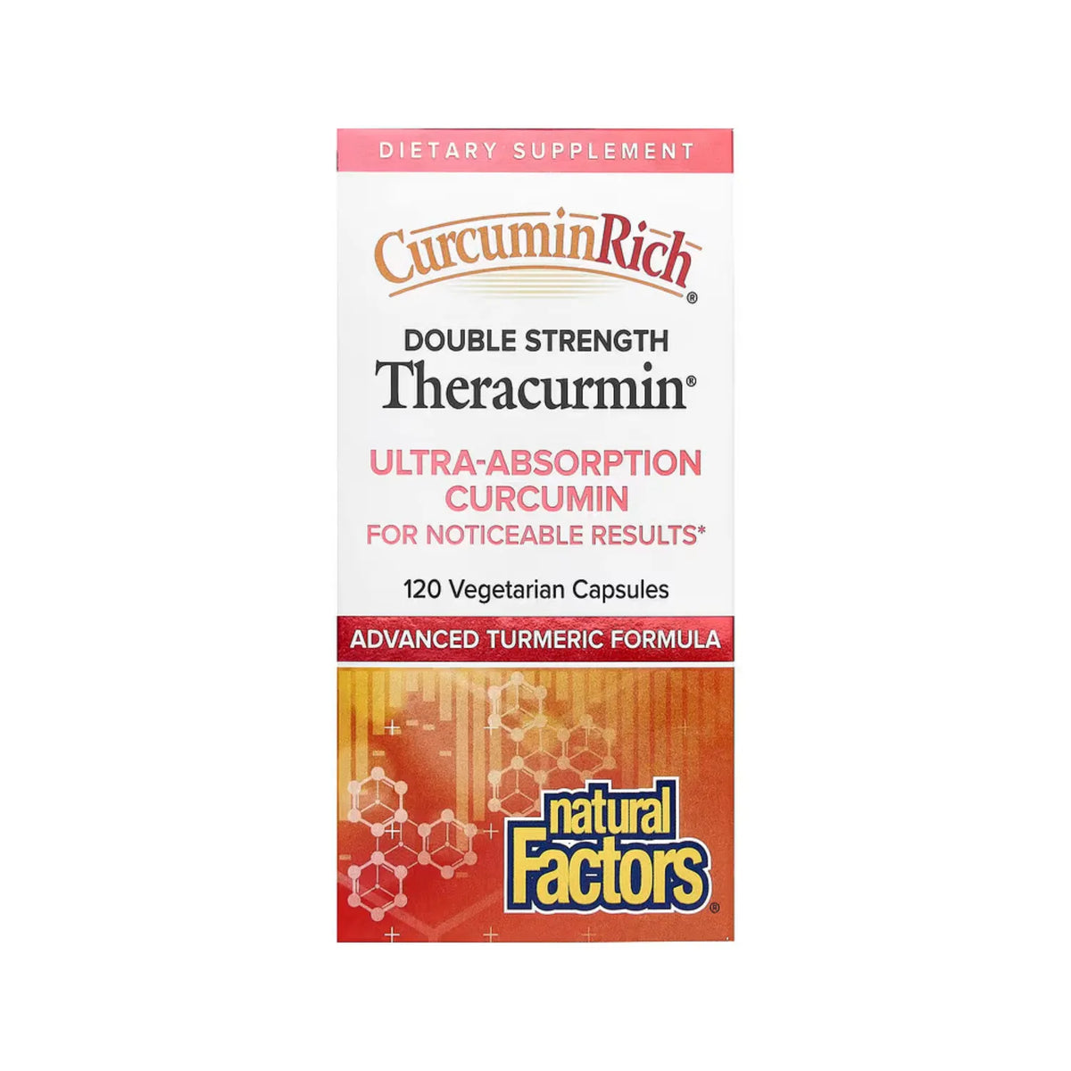 Natural Factors CurcuminRich Theracurmin Con 120 Cápsulas Vegetales (60 mg por cápsula)