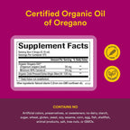 Natural Factors Oil of Oregano 30 mg 80% Carvacrol Certified Organic 30ml