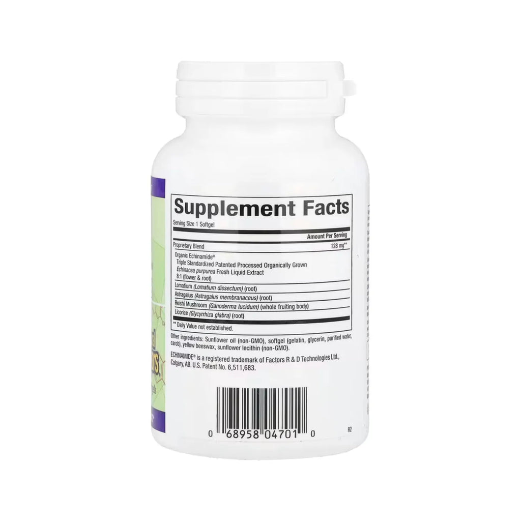 Natural Factors Anti-V Formula con Echinamide 120 Cápsulas Blandas