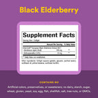 Natural Factors Black Elderberry Extracto de Saúco Negro 100 mg 60 Capsulas Blandas