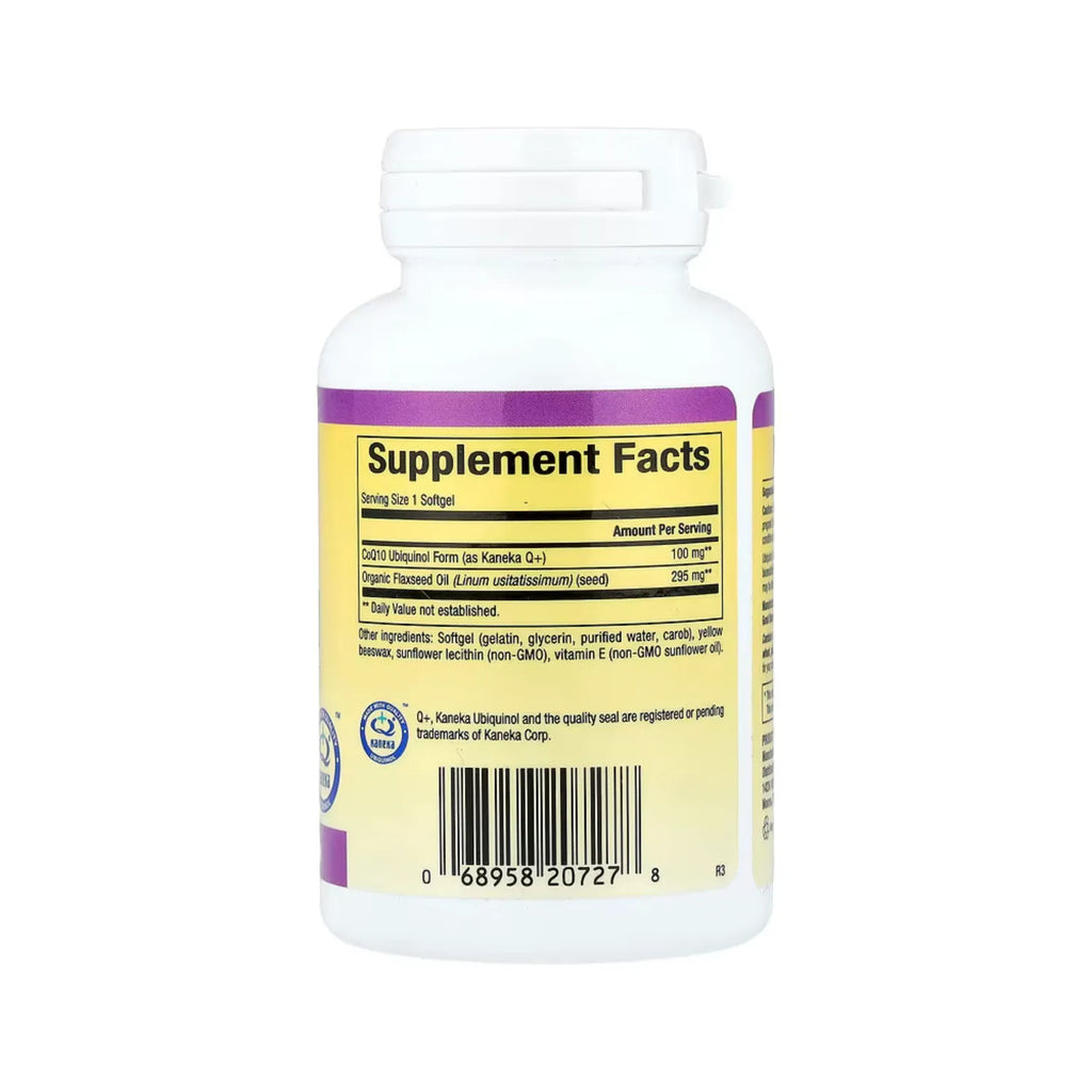 Natural Factors Ubiquinol Active CoQ10 100 mg 30 Cápsulas Blandas