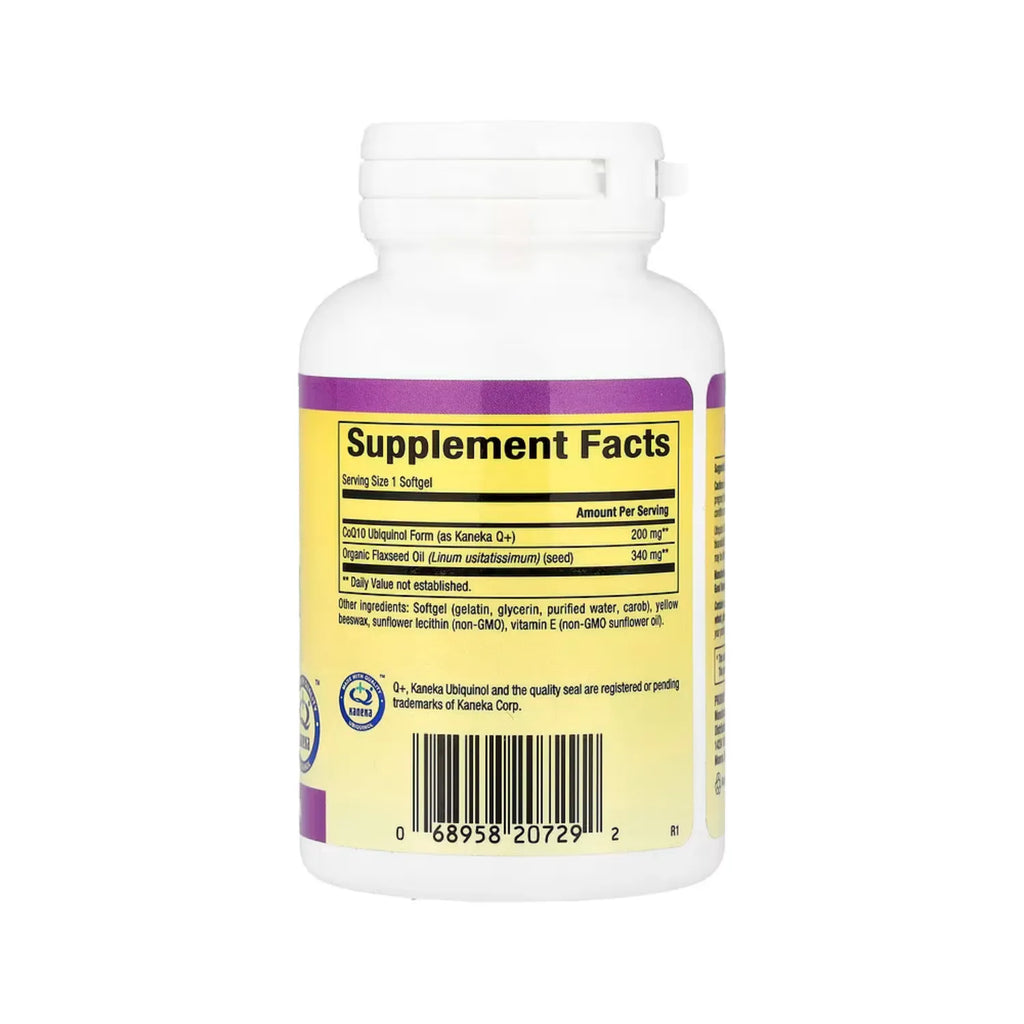 Natural Factors Ubiquinol Active CoQ10 200 mg 30 Cápsulas Blandas