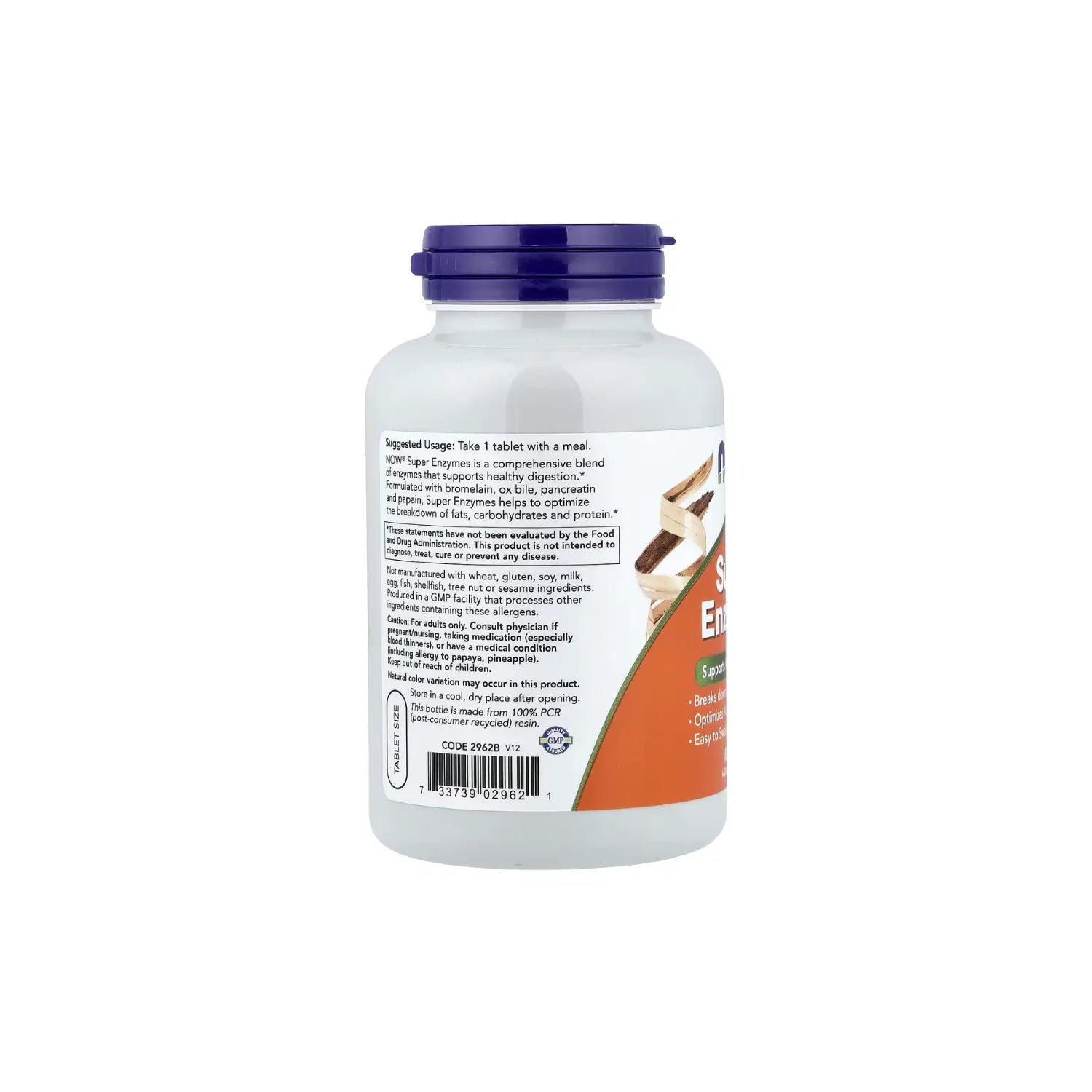 NOW FOODS SÚPER ENZIMAS 180 TABLETAS SFN