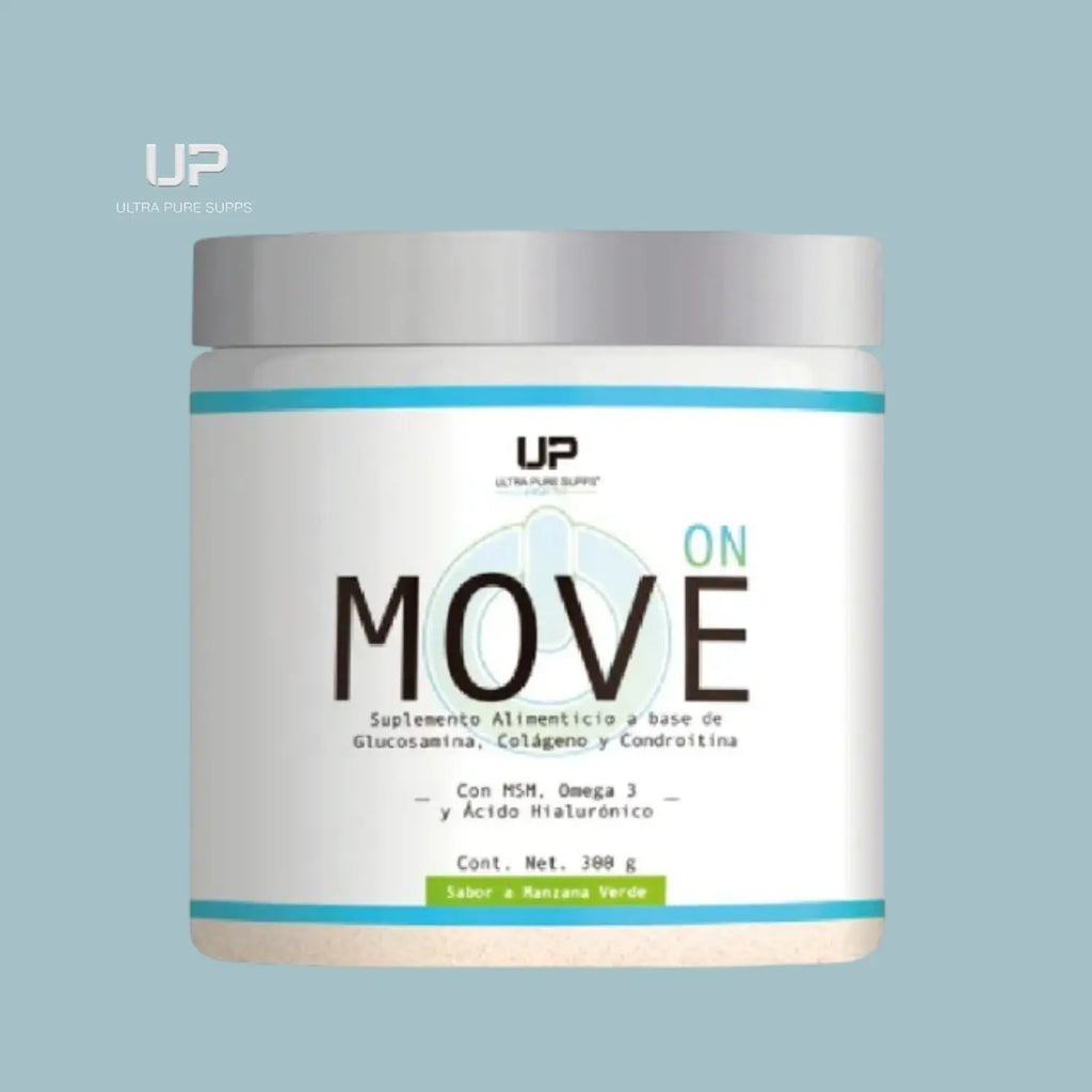 Ultra Pure supps Move On Glucosamina, Colágeno 30serv Sfn MANZANA VERDE