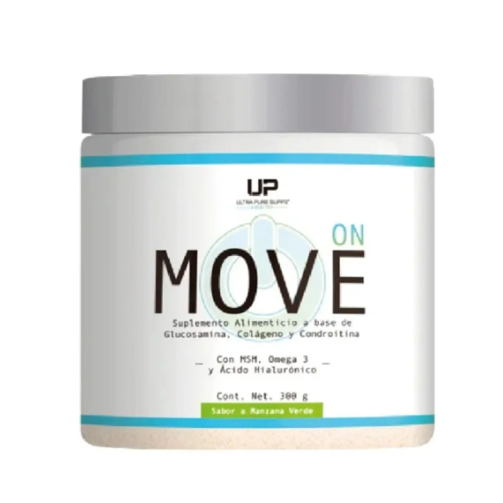 Ultra Pure supps Move On Glucosamina, Colágeno 30serv Sfn MANZANA VERDE