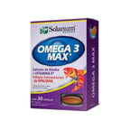 SOLANUM OMEGA 3 SALMÓN DE ALASKA + VITAM A, D, E, 30CAPS SFN